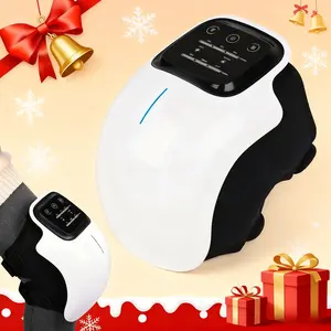 Portable Knee Massager, 3-In-1 Multi-Functional Vibrating Knee Massager, Home Hot Massage Tool, Suitable for Shoulders, Elbows, Knees, Christmas Gift