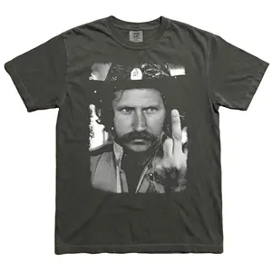Dale Earnhardt Inspired Vintage Racing Graphic T-Shirt – Rebel Motorsport Tee, Iconic Attitude Art, Unofficial Fan Tribute