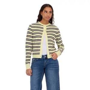 Forever 21 Women’s Striped Cardigan Sweater