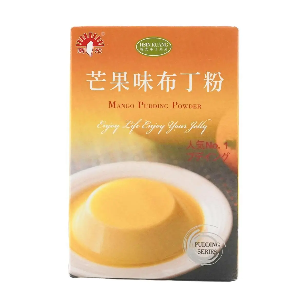 NEWLIGHT Taiwan Mango Pudding Powder Mix 100g - Easy DIY Dessert, Boba Tea Ingredient, Baking Supplies