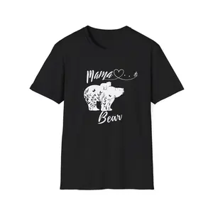 Mama Bear T-Shirt — Floral Bear Mother’s Day Tee