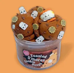 Toasted S’mores Cookie Dough Slime - snoop slimes