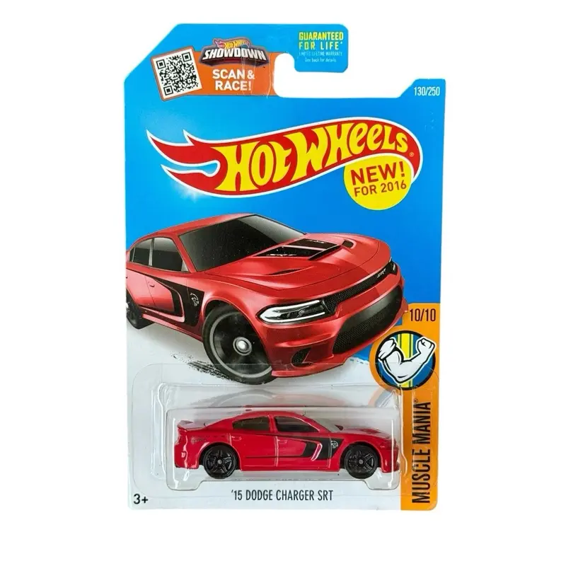 Hot Wheels ‘15 Dodge Charger SRT Red 1:64 Diecast Car 130/250