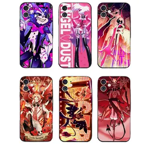 Hazbin Anime H-Hotel Phone Cases For iPhone 17 16 15 14 13 12 11 Promax Pro Air Plus Silicone Soft Shockproof Cover Protection Gifts For Christmas Halloween Birthday