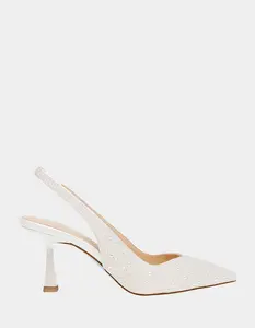 Betsey Johnson CLARK HEELS IVORY