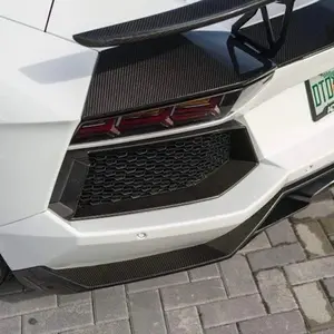 Carbon ASA Rear Grill Vents – Fits 2013–2016 Lamborghini Aventador LP700