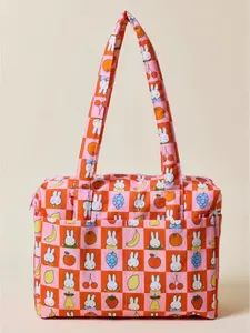 Baggu Everyday Cloud Bag Checkered Fruit Miffy Baggu Lightweight Recycled Nylon Travel Shoulder Tote Gift for Women