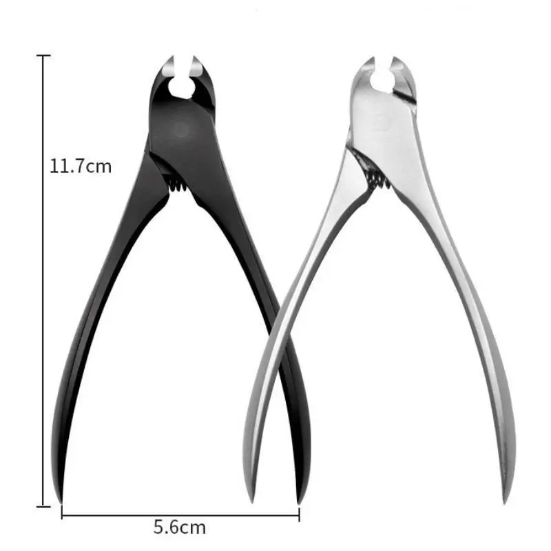 1Pc Stainless Steel Super Sharp Nail Clipper Callus Shaver Toenail Trimmer for Ingrown Nail Pedicure Care