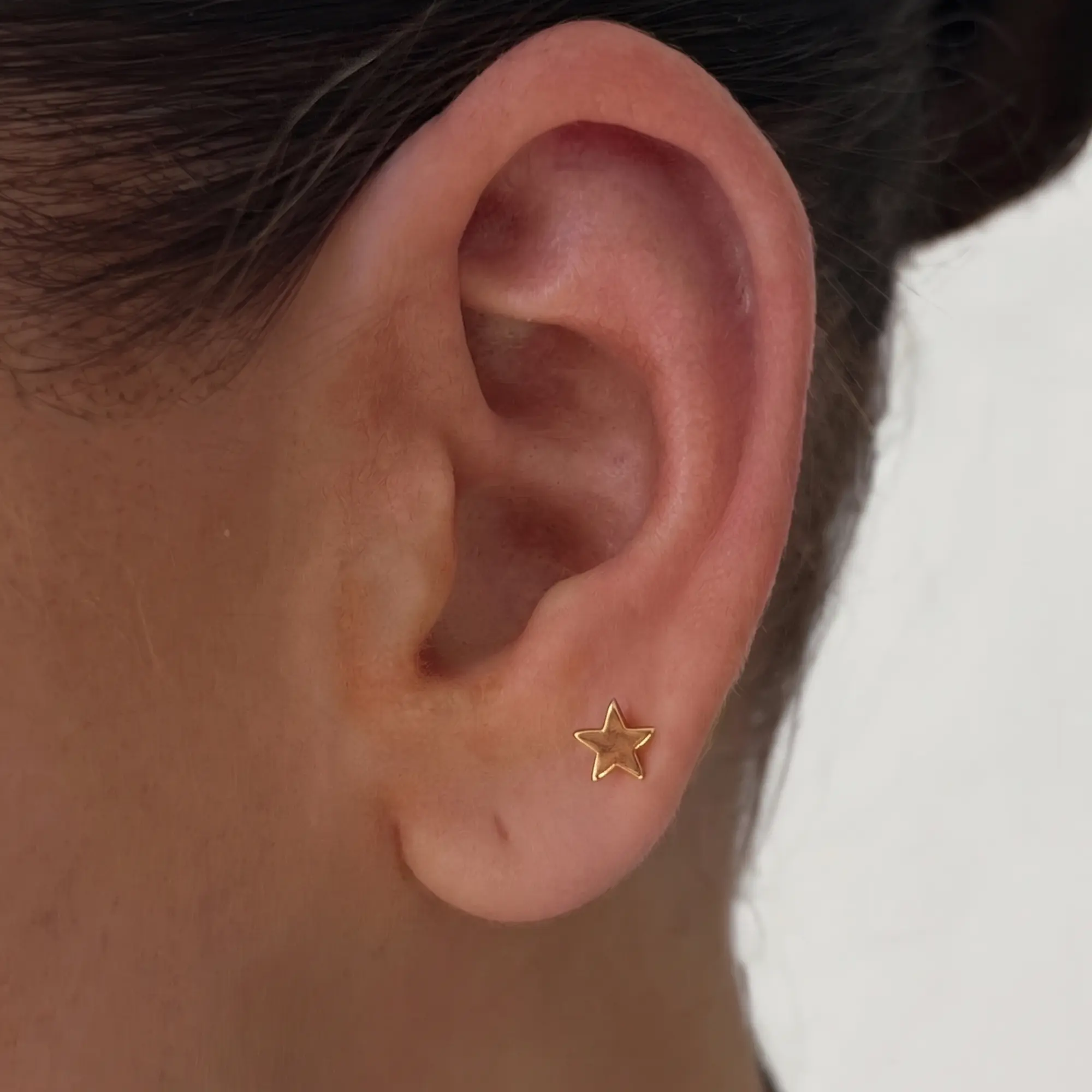 EVRY JEWELS Gold or Silver Plated Women's Hypoallergenic Reach for the Stars Earrings