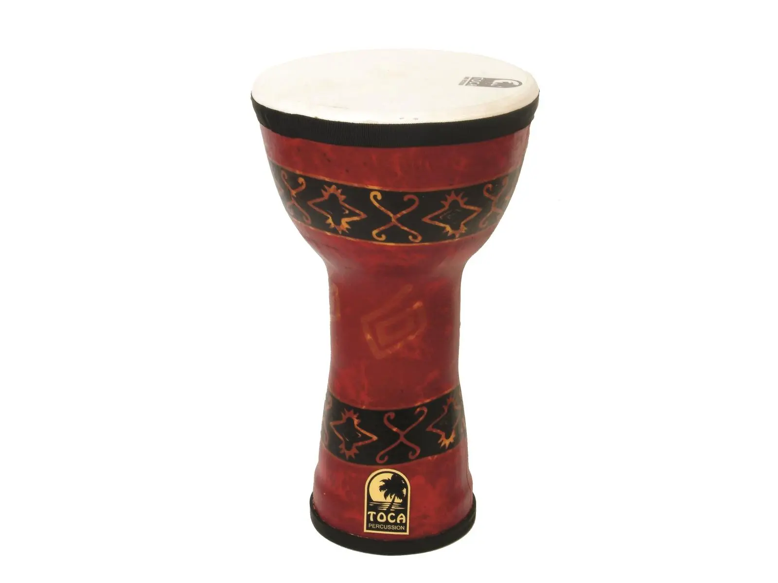 9 in. Durable Freestyle Doumbek - Bali Red Finish, Easy to Play for Drum Circle, Friends in Drum Circles