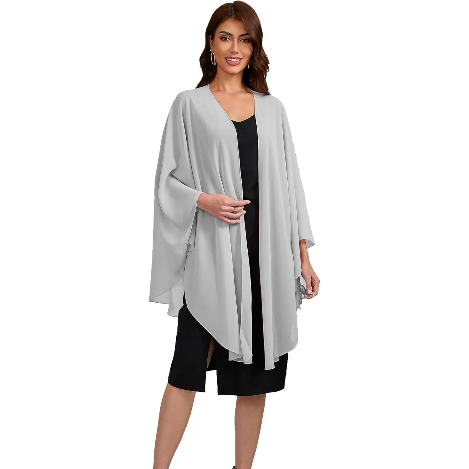 Women's Shawls and Wraps for Evening Dress Chiffon Scarf Soft Elegant Pashmina Wedding Bridal Scarve