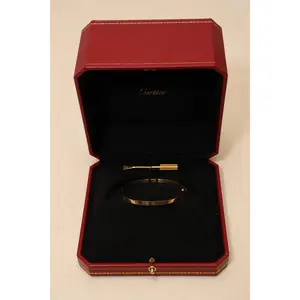 Cartier 18K Yellow Gold Small Love Bracelet 16 - Drop 23