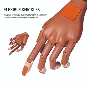Bendable Model Mechanical Finger Nails Joint Hand, Nail Practice Hand, False Hand Training, Manicure Finger Nails Trainer