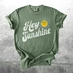 Comfort Colors Be Kind Shirts, Retro 70s Style, Positivity, Motivational, Hey Sunshine, Funny, Boho, Oversize, Womens, Mens, T-shirt - SoftHype Apparel