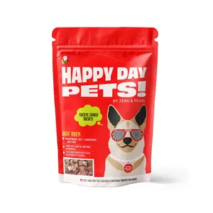 Happy Day Pets Beef Liver Freeze Dried Dog Treats - 100% Pure Natural Ingredient, No Preservatives, Easy to Serve, Perfect for Training & Playtime