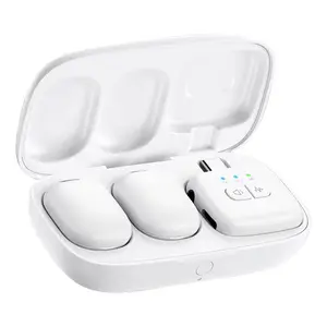 A30 Tiny Mic Wireless Lavalier Microphone 50M Audio Video Voice Recording Mic for Iphone 16 15 Android Phone DSLR Cameras
