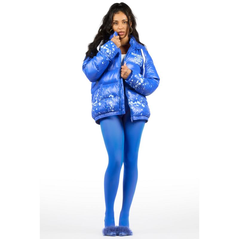 Art Dist. 2.0 Royal Blue Puffer Jacket