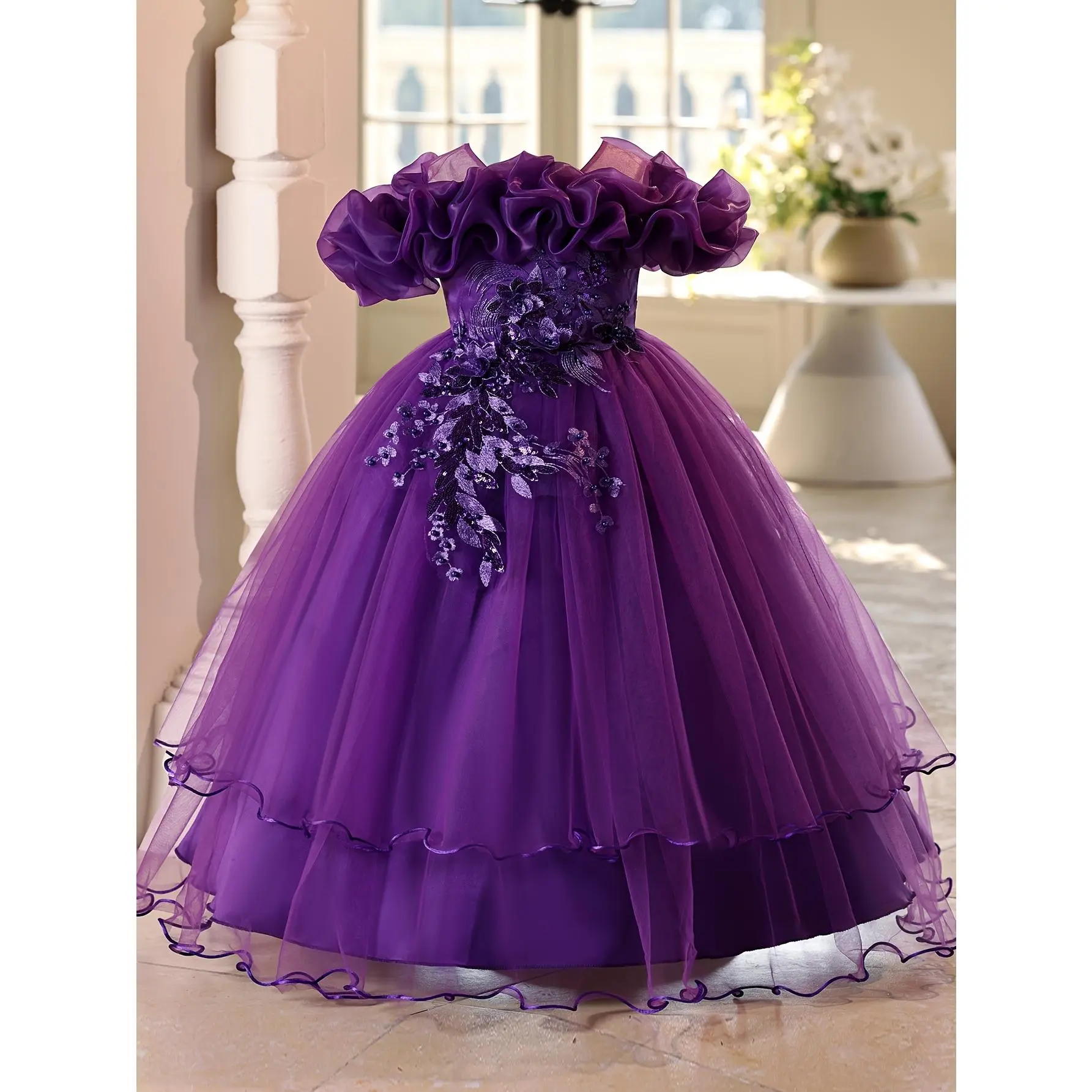 Dress Girls, Formal Wear, Princess Gown, Fluffy Skirt Little Girls. - TikTok Shop Dress Girls, Formal Wear, Princess Gown, Fluffy Skirt Little Girls. - TikTok Shop