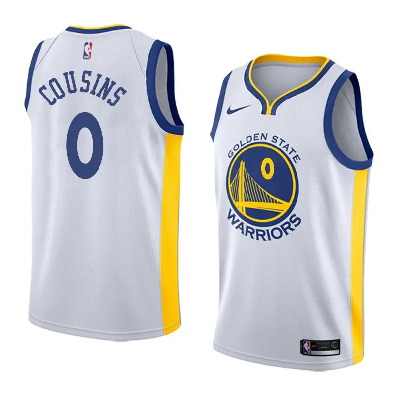 [864417-106] Mens Nike NBA Golden State Warriors DeMarcus Cousins Swingman Jersey