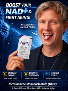 New Fuel Your Best" NMN + Berry & Lime Flavor 1x Box 30 packets, 30 days Relief! 90% Absorption in Feel it in 45 seconds or less