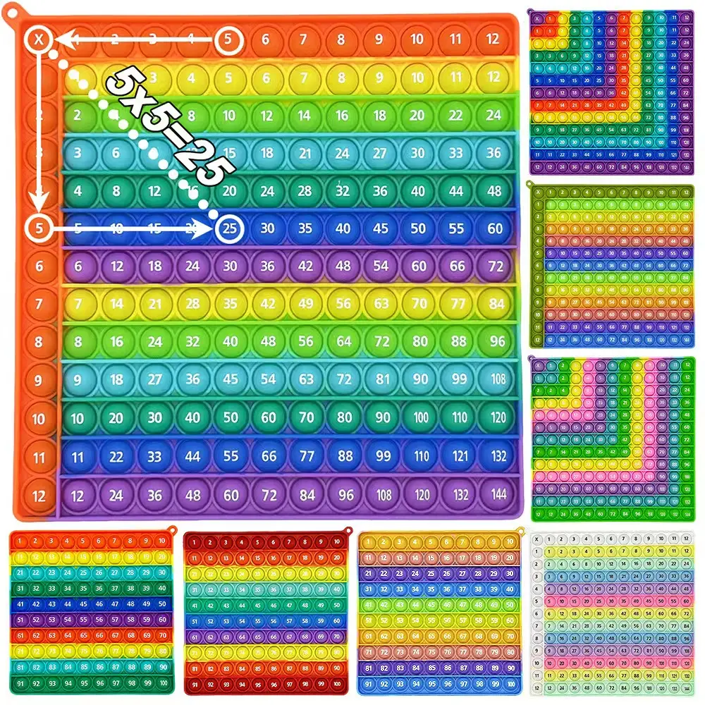 Multiplication Formula Practice Math Game, 12×12 Multiplication Table Learning Activity Board, Educational Math Toy and Visual Learning Tool, Learning Materials, Math Teaching Aid, Table Math Games, Math Learning Tools