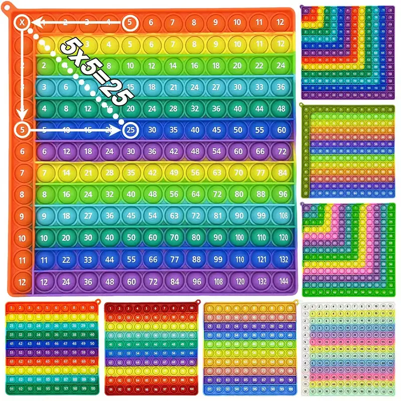 Multiplication Formula Practice Math Game, 12×12 Multiplication Table Learning Activity Board, Educational Math Toy and Visual Learning Tool, Learning Materials, Math Teaching Aid, Table Math Games, Math Learning Tools