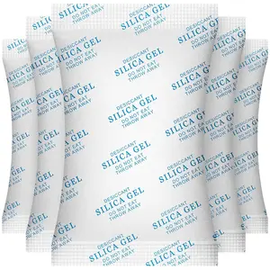 100 Gram(5Packs)  Grade  Absorbers Silica Gel Packs Desiccant for Storage, Safe Dessicant Silica Gel Packets for  Storage Control