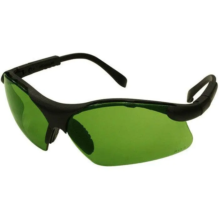 Radians Revelation Welding Safety Glasses with Advanced Eye Protection, Black Frame, Shade 2 Lens