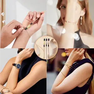 3 Pieces Bracelet Tool Buddy Jewelry Helper - Fastening and Hooking Equipment for Necklace, Watch Band & Jewelry Clasps, Zippers and Closures