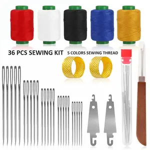 36/41 Pcs Portable Sewing Repair Kit, DIY Needle & Thread Craft Set, Hand-made Sewing Kit for Beginners, Professional DlY Lovers, Gift forMom, Grandma, Adults summerwins