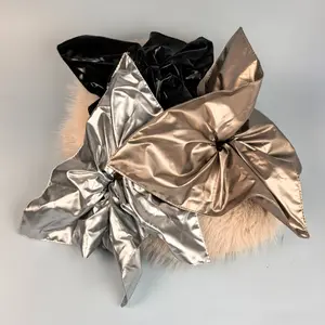 Soft Satin Scrunchies Non Slip No Damage Hair Ties for Women & Girls Glossy Satin Scrunchies for Styling Perfect Holiday Gift Plain Design for Valentine's Day Lover's gift Versatile