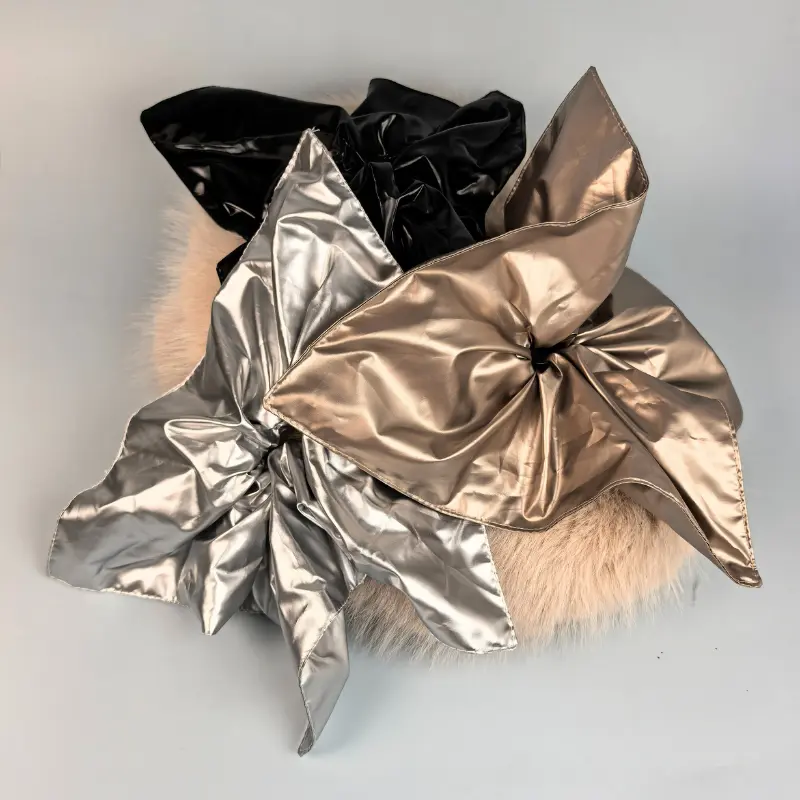 [Summer Picks] Soft Satin Scrunchies Non Slip No Damage Hair Ties for Women & Girls Glossy Satin Scrunchies for Styling Perfect Holiday Gift Plain Design for Valentine's Day Lover's gift Versatile