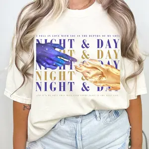 Crescent City Merch Night And Day Shirt Ruhn Danaan Shirt SJM Merch Sarah J Maas Merch Acotar Gifts Sarah J Maas Bookstagram Bryce Shirt