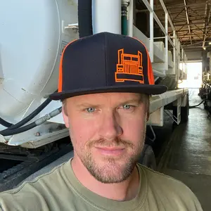 Semi Truck Embroidered Richardson 511 Snapback trucker hat