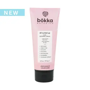 Bokka All Curled Up Curl Defining Cream Hair Styling Haircare Moisture Fragrance Color Sunflower