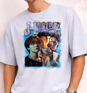 J-Hope shirt, Minimal Aesthetic Streetwear Design, Gift for J-Hope Fans, J-Hope T-shirt, Korean Idol Fan Art T-Shirt, Korean Style Lovers Unisex