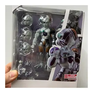 12cm Dragon Ball Z SHF Mechanical Frieza Artificial Person Chapter Action Figures Model Villain King Toy Desktop Decoration Gift