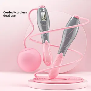 Specialized cordless jump rope with precise counting function. Cordless and corded versions are both available.