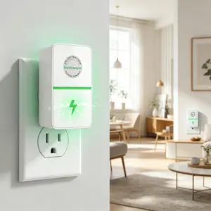 US Plug-In Power Box - 2026 Updated Design, 90-250V Input Range, Multi-Outlet Electrical Power for Home Improvement