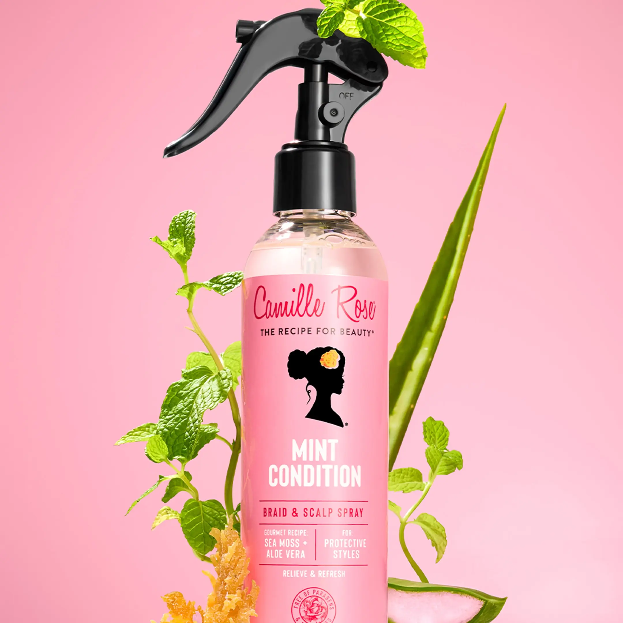 Camille Rose Mint Condition Braid and Scalp Spray, 8 oz, Lightweight, Moisturizing & Scalp Soothing Camille Rose Mint Condition Braid and Scalp Spray, 8 oz, Lightweight, Moisturizing & Scalp Soothing