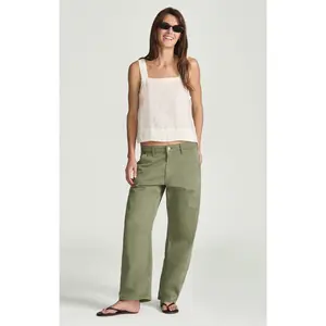 NICA BARREL CHINO IN SEA SPREY SUMMER TWILL