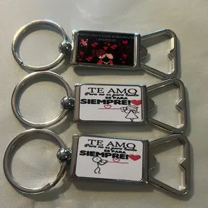 Llaveros Destapadores de Te Amo Siempre con Diseño de Corazones y Figuras para Regalo Romántico