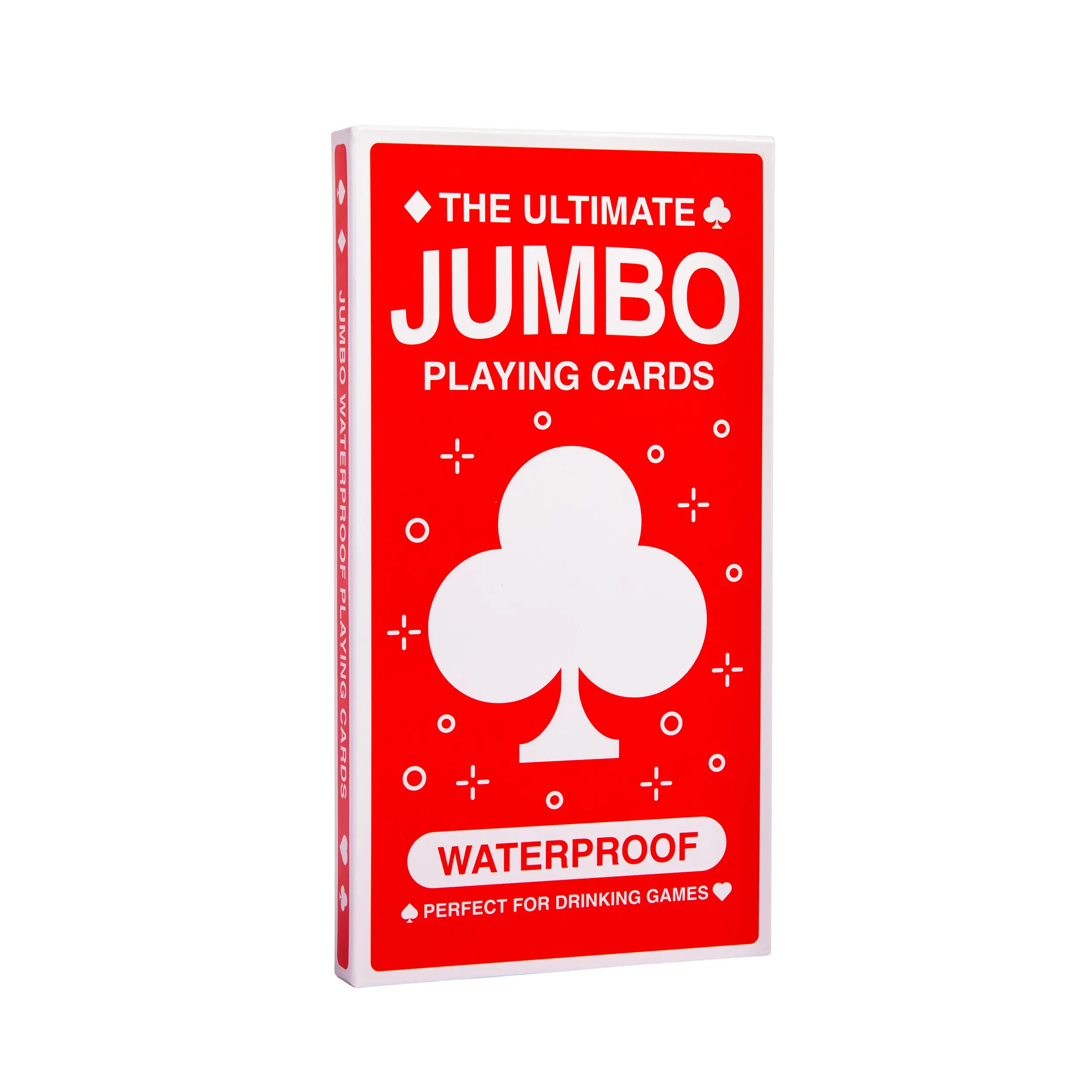 Jumbo Waterproof Playing Cards by Relatable – Oversized Deck for Pool Games, Beach Games for Adults & Outdoor Fun, Durable Full Size Card Set for Travel, Drinking Games & Game Night