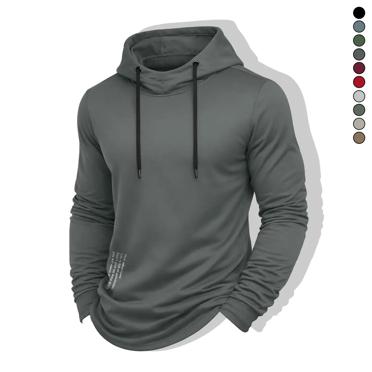 Men's Casual Simple Knitted Sweater with Adjustable Hat Design Drawstring Comfortable Skin-Friendly Fabric for Couples Daily Leisure Dating Parties Vacations Spring Summer Wear Outfit Turtleneck Stylish Personalized Top