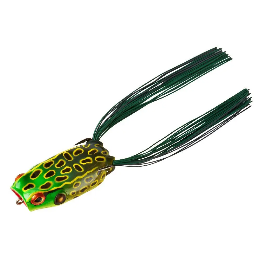 Booyah Baits Poppin' Pad Crasher Fishing Lure - Bull Frog, Bass Fishing Lure