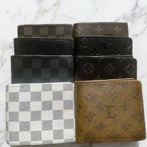 Modern Y2K Slim Wallet - Star and Checkered Styles Unisex Card Holder Compact Zip Around Closure Trendy Aesthetic Everyday Carry Wallet