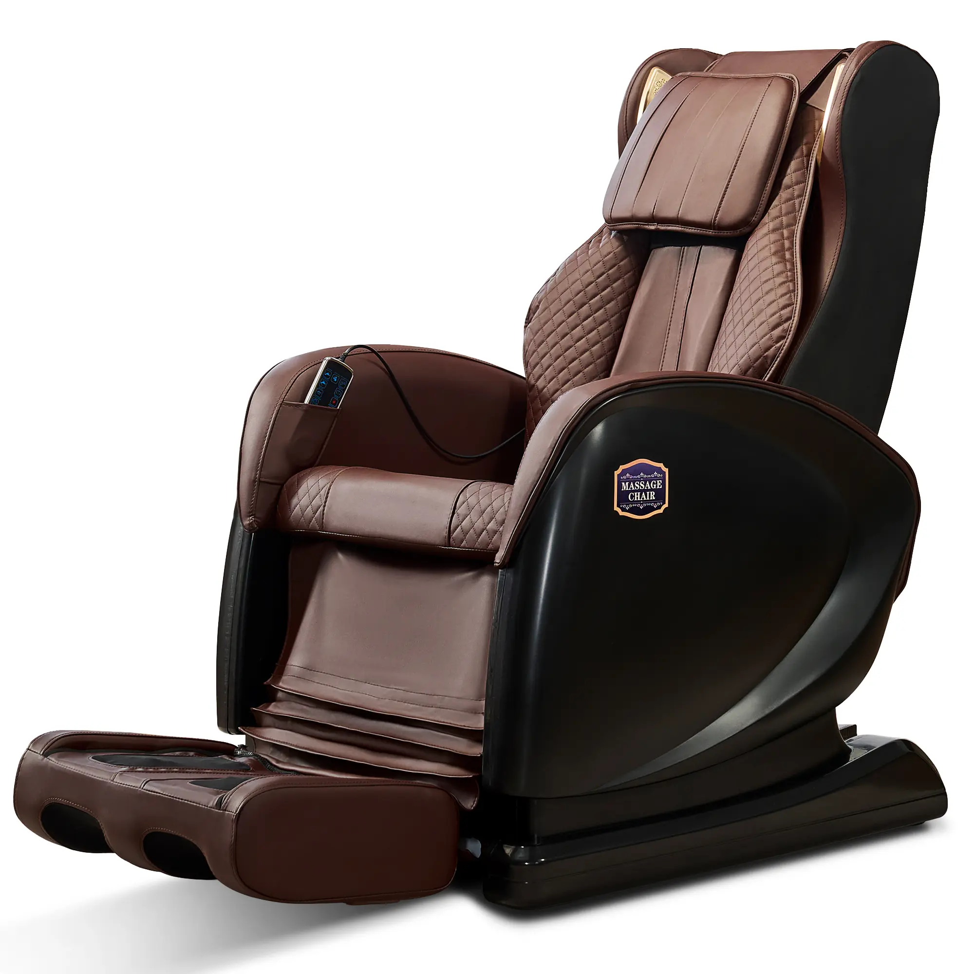 0-Gravity Full-Body Air Pressure Massage Chair Recliner with 6 Massage Heads
