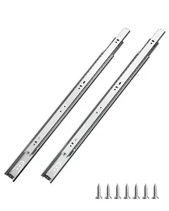 VEVOR Drawer Cabinet Slides Side Mount 24 inch 10 Pairs 100 LB Load Replacement