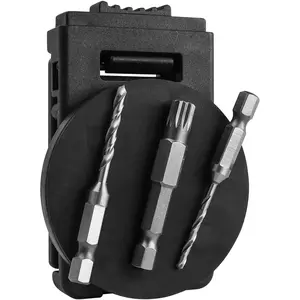 Magnetic Tool Belt Clip, 66mm Magnetic Belt Clip with Lock, Clamp Style Magnet Tool Pouch, Suitable for Screwdrivers Hammers Wrenches