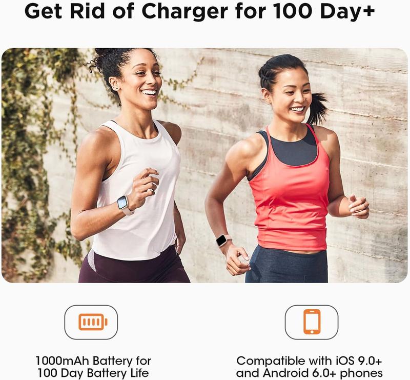 Smart Watch Pro for Women & Men with 30 Days+ Battery Life Heart Rate SpO2 Sleep Monitor 120 Sports Modes IP68 Waterproof Fitness Tracker Call & Message Notifications 1.85" Touchscreen Customizable Watch Faces Wristwatch Digital